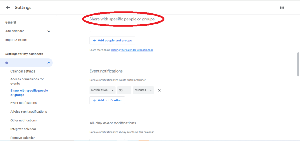 How Do I Share My Google Calendar?